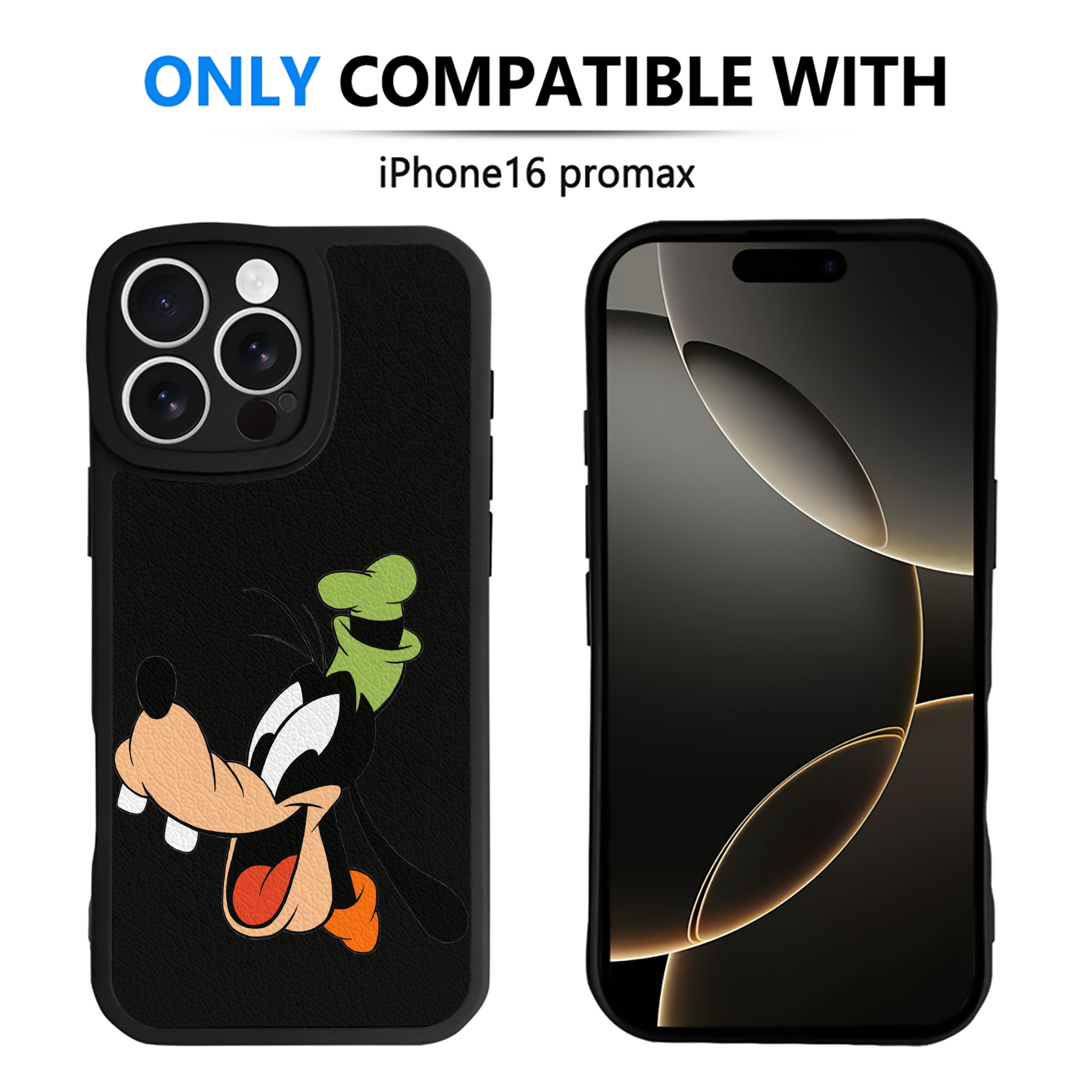 （画像用） ミッキーマウス Mickey Mouse 【iPhone 16シリーズ対応】シリコンスマホケース（レザー調） 材質：シリコン
